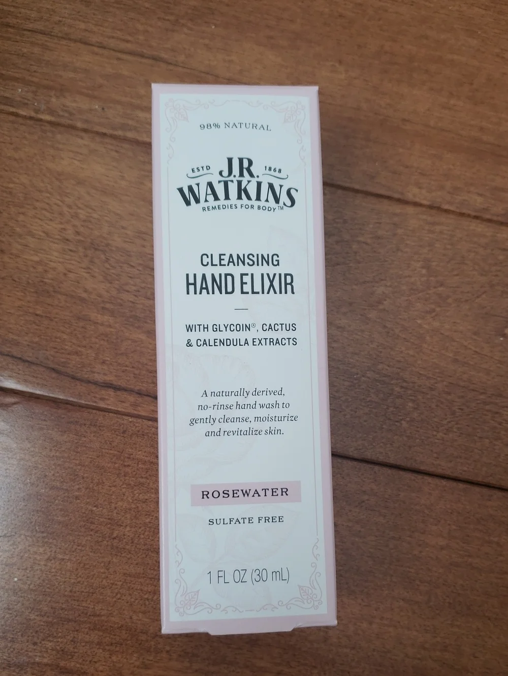 J.R. Watkins Set Of 2 Cleansing Hand Elixer 1 FL (30 ML.)